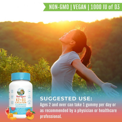 Viên kẹo nhai bổ sung vitamin D3, K2 và canxi Mary Ruth's - Ảnh 5