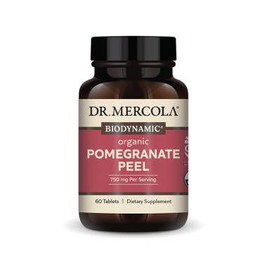 Viên uống vỏ quả lựu hữu cơ Dr Mercola Biodynamic® Organic Pomegranate Peel