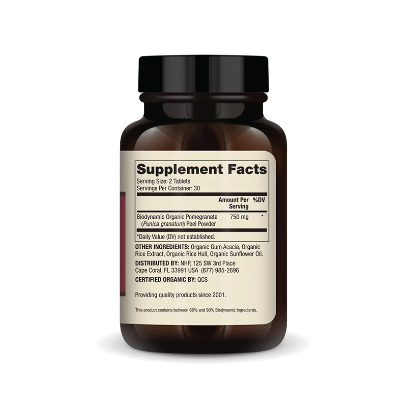 Viên uống vỏ quả lựu hữu cơ Dr Mercola Biodynamic® Organic Pomegranate Peel 38 Viên uống vỏ quả lựu hữu cơ Dr Mercola Biodynamic® Organic Pomegranate Peel 37