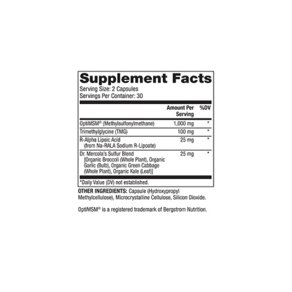 Viên uống bổ sung MSM Sulfur Complex Dr Mercola - Ảnh 4