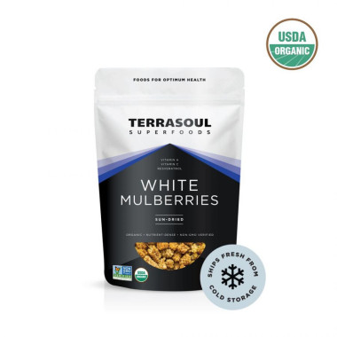 Quả dâu tằm trắng hữu cơ Terrasoul WHITE MULBERRIES