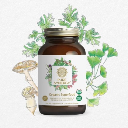 Hỗn hợp bột 60+ loại siêu thực phẩm PURE SYNERGY® SUPERFOOD Powder 180g - Ảnh 3