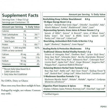 Hỗn hợp bột 60+ loại siêu thực phẩm PURE SYNERGY® SUPERFOOD Powder 180g - Ảnh 4