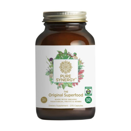 Viên uống hỗn hợp 60+ loại siêu thực phẩm Pure Synergy SUPERFOOD CAPSULES 1
