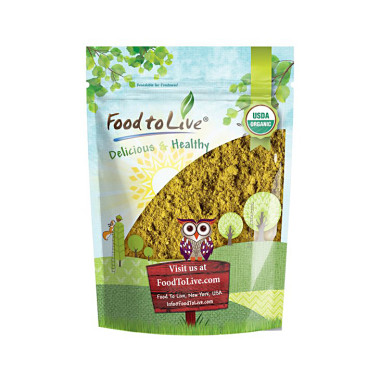 Bột mầm bông cải xanh hữu cơ Food to Live Organic Broccoli Sprout Powder 113g