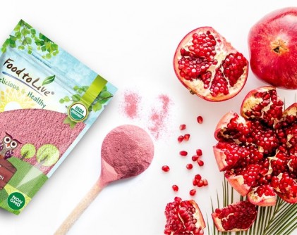 Bột lựu hữu cơ Food to Live Organic Pomegranate Powder 1lb (454g) - Ảnh 4