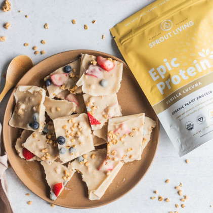 Protein thực vật & siêu thực phẩm Sprout Living, Epic Protein, Organic Plant Protein, Vanilla Lucuma - Ảnh 7