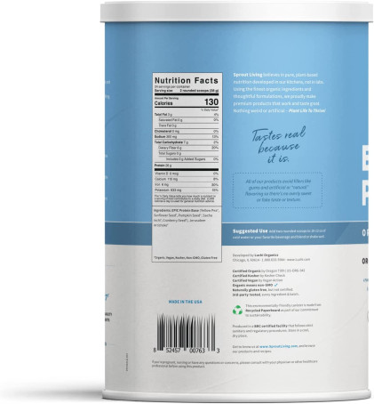 Protein không vị Sprout Living Organic Plant Protein - Ảnh 10