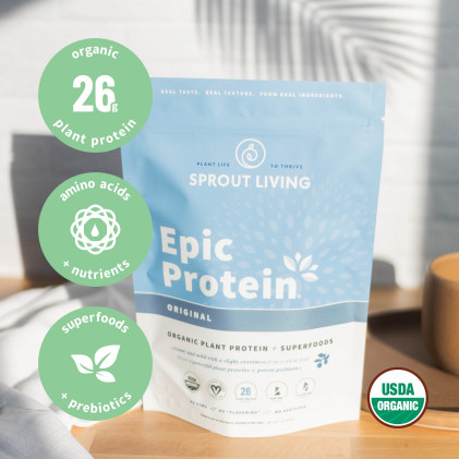 Protein không vị Sprout Living Organic Plant Protein - Ảnh 4