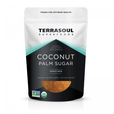 Đường hoa mật dừa hữu cơ Terrasoul COCONUT PALM SUGAR