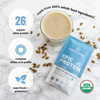 Protein không vị Sprout Living Organic Plant Protein - Ảnh 5