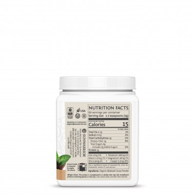 Bột cacao hữu cơ Sunwarrior Organic Cocoa 5