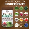 Hỗn hợp 50 siêu thực phẩm hữu cơ Country Farms Super Greens vị chocolate 4