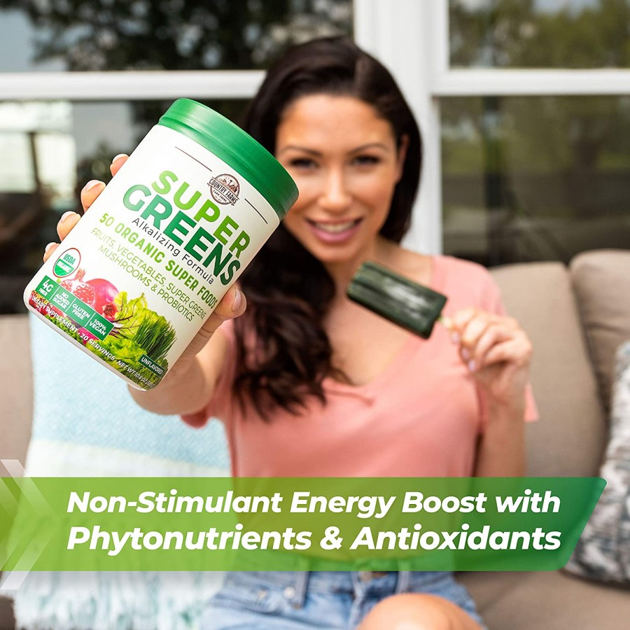 Hỗn hợp 50 siêu thực phẩm hữu cơ Country Farms Super Greens vị unflavored 6 Hỗn hợp 50 siêu thực phẩm hữu cơ Country Farms Super Greens vị unflavored - Ảnh 7