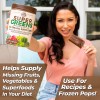Hỗn hợp 50 siêu thực phẩm hữu cơ Country Farms Super Greens vị chocolate 5