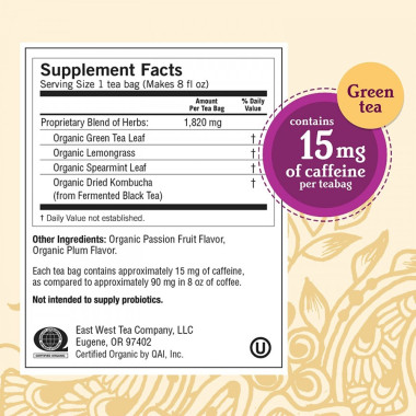 Trà Yogi Green Tea Kombucha Tea 5