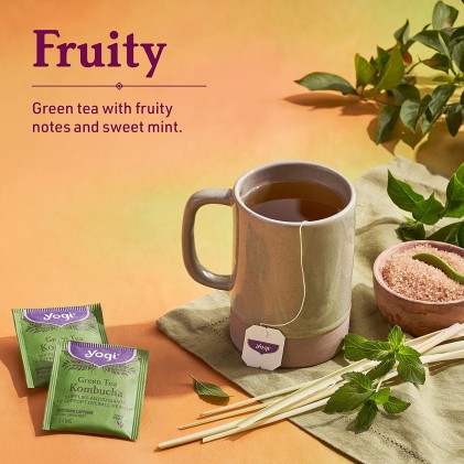 Trà Yogi Green Tea Kombucha Tea - Ảnh 4