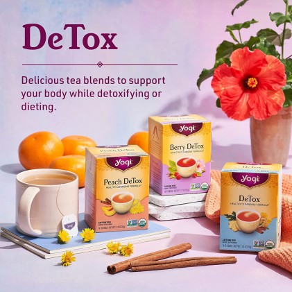 Trà giúp thải độc Yogi Roasted Dandelion Spice DeTox Tea - Ảnh 4