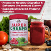 Hỗn hợp 50 siêu thực phẩm hữu cơ Country Farms Super Greens vị berry 6