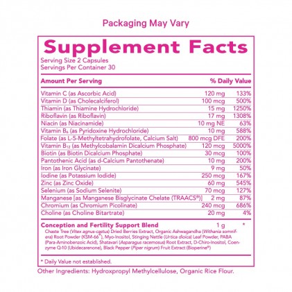 Viên uống tăng cường chức năng sinh sản Pink Stork Fertility Support - Ảnh 2