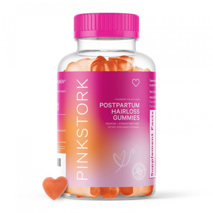 Viên nhai hỗ trợ rụng tóc sau sinh Pink Stork Postpartum Hairloss Gummies 1