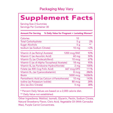 Viên nhai hỗ trợ rụng tóc sau sinh Pink Stork Postpartum Hairloss Gummies 6