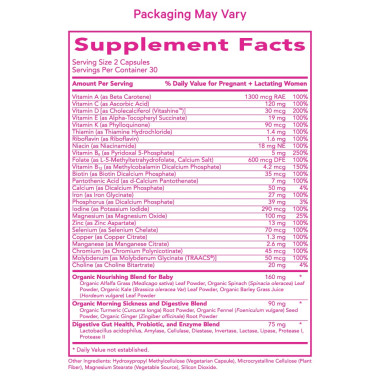 Vitamin cho phụ nữ trước, trong & sau khi mang thai Pink Stork Premium Prenatal 2