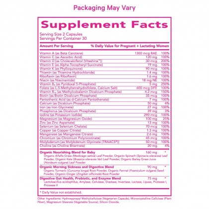 Vitamin cho phụ nữ trước, trong & sau khi mang thai Pink Stork Premium Prenatal - Ảnh 2