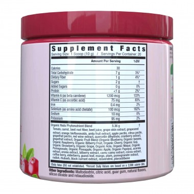 Bột 40+ siêu trái cây và quả mọng Country Farms Super Reds 3