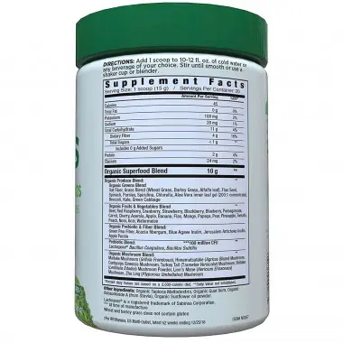 Hỗn hợp 50 siêu thực phẩm hữu cơ Country Farms Super Greens vị unflavored 34 Hỗn hợp 50 siêu thực phẩm hữu cơ Country Farms Super Greens vị unflavored 33