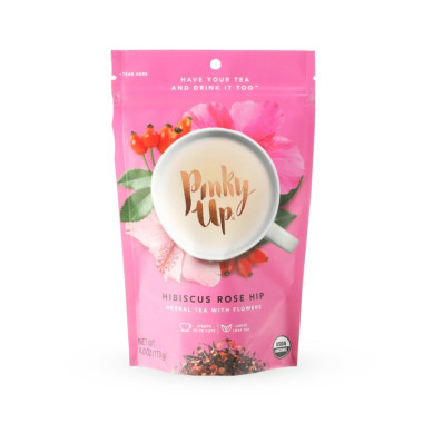 Trà Pinky Up HIBISCUS ROSEHIP LOOSE LEAF TEA POUCH