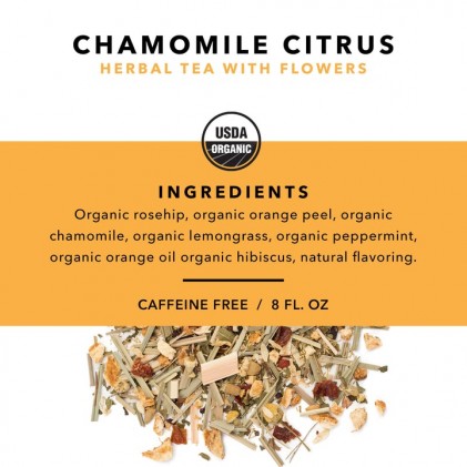 Trà Pinky Up CHAMOMILE CITRUS LOOSE LEAF TEA POUCH - Ảnh 3