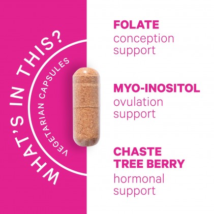 Viên uống tăng cường chức năng sinh sản Pink Stork Fertility Support - Ảnh 3