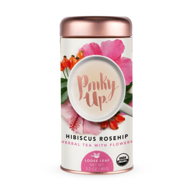 Trà Pinky Up HIBISCUS ROSEHIP LOOSE LEAF TEA TIN