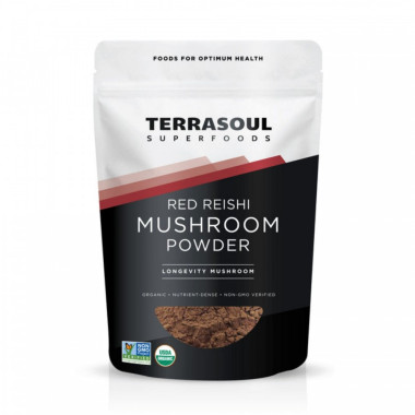 Bột chiết xuất nấm linh chi hữu cơ Terrasoul Reishi 4:1 Extract Powder