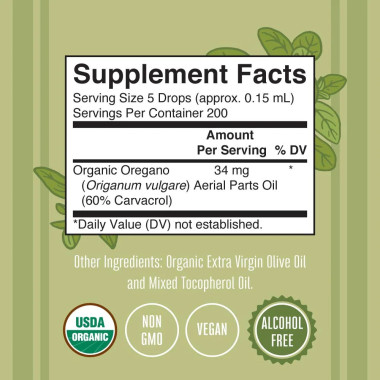 Dầu kinh giới cay hữu cơ Mary Ruth's Oil of Oregano 3
