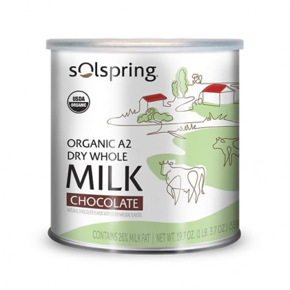 Sữa bò A2 hữu cơ dạng bột Dr Mercola Solspring® Organic A2 Dry Whole Milk - Ảnh 5