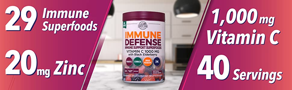 Tăng cường miễn dịch Country Farms Immune Defense Superfoods 6