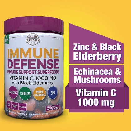 Tăng cường miễn dịch Country Farms Immune Defense Superfoods - Ảnh 3