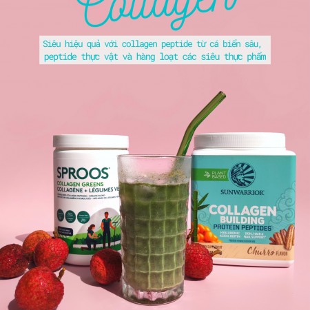 Combo Collagen từ cá biển thủy phân & collagen thực vật