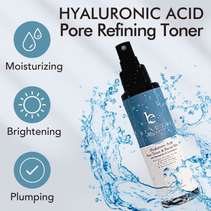 Beauty By Earth Hyaluronic Acid Face Toner and Facial Mist - Ảnh 4