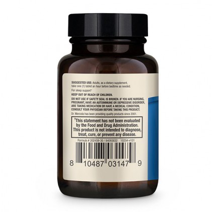 Viên uống hỗ trợ giấc ngủ Dr Mercola Sleep Support with Melatonin (1.5mg) - Ảnh 3