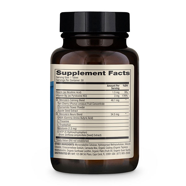 Viên uống hỗ trợ giấc ngủ Dr Mercola Sleep Support with Melatonin (1.5mg) 7