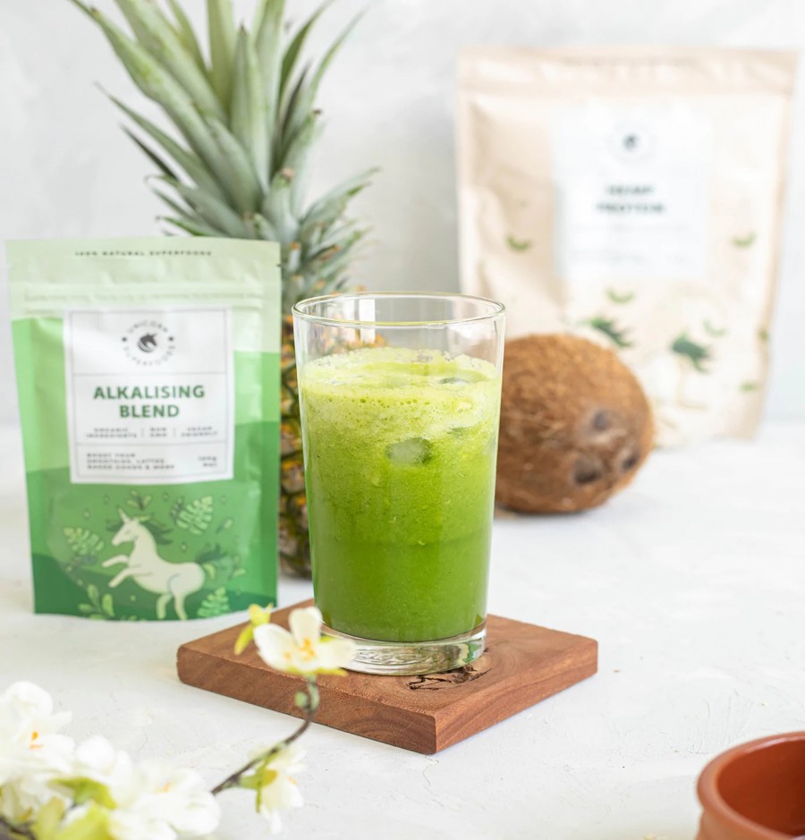 Bột hỗn hợp siêu thực phẩm Unicorn Superfoods Alkalising Blend 4
