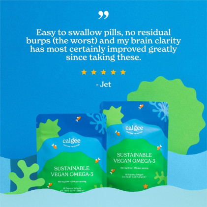 Viên uống Omega 3 thuần chay từ tảo Calgee - Ảnh 4