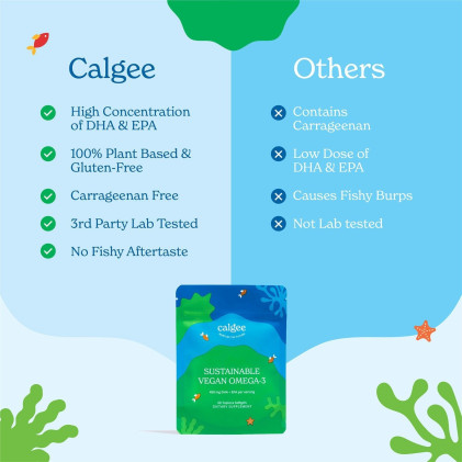 Viên uống Omega 3 thuần chay từ tảo Calgee - Ảnh 2