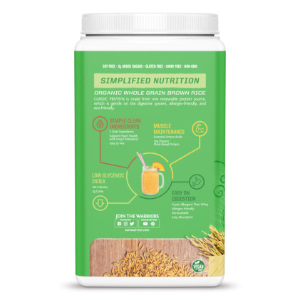 Bột protein thực vật hữu cơ Sunwarrior Classic Protein - Ảnh 10