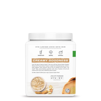 Bột bơ đậu phộng hữu cơ Sunwarrior Organic Peanut Butter Powder - Ảnh 5