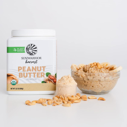 Bột bơ đậu phộng hữu cơ Sunwarrior Organic Peanut Butter Powder - Ảnh 8