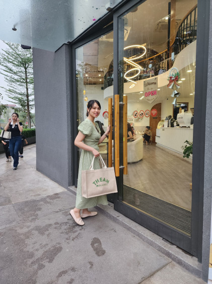 Túi sợi đay The An Organics Eco Jute Tote Bag - Ảnh 4